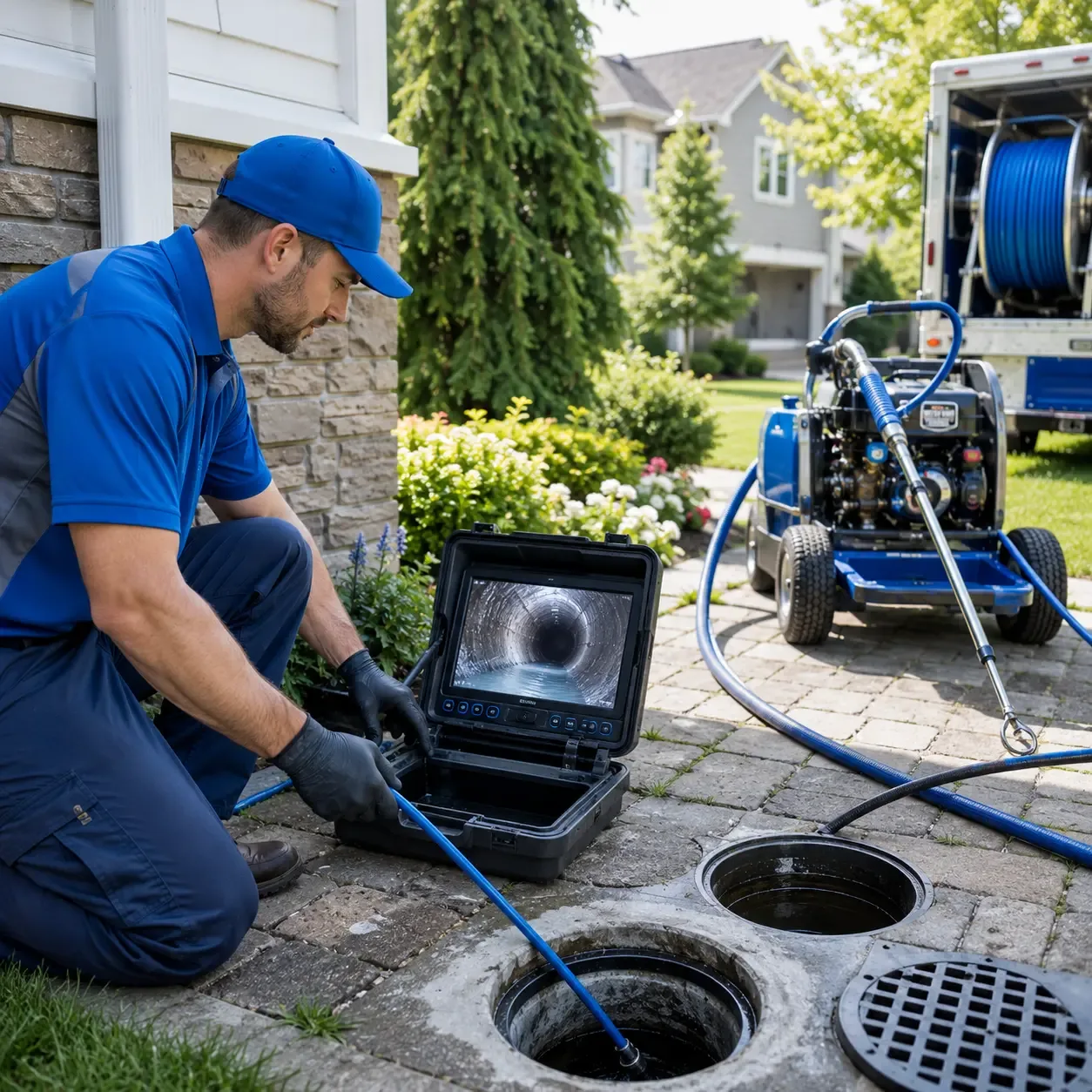 Outdoor drain cleaning professionals serving Los Indios, TX